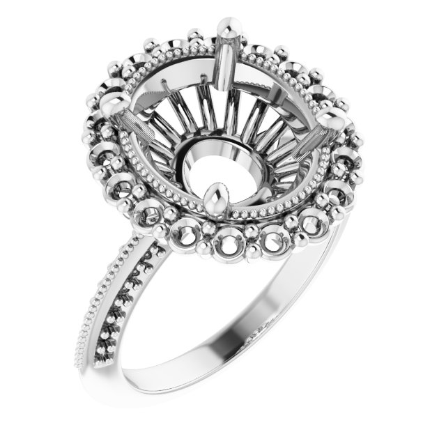 Halo-Style Engagement Ring