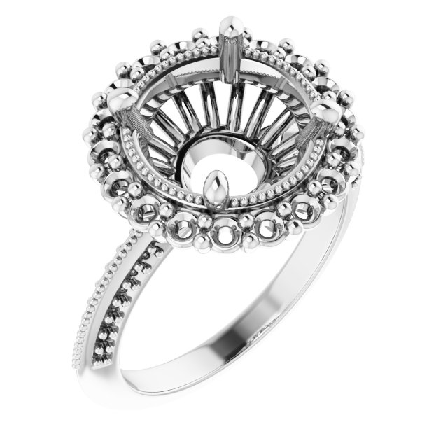 Halo-Style Engagement Ring