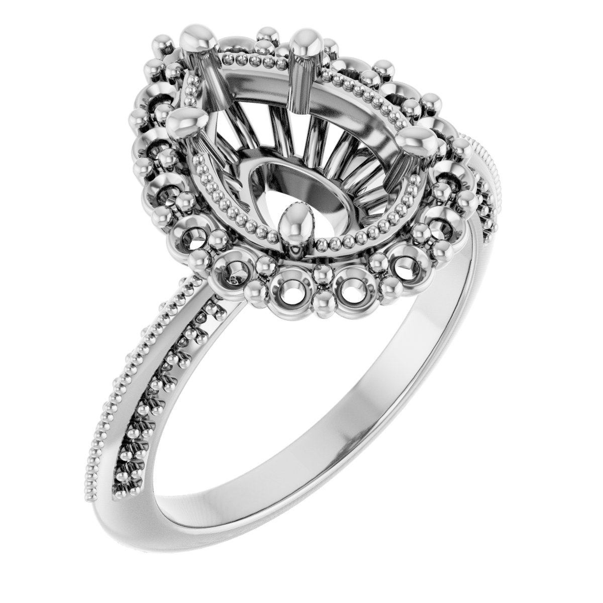 Halo-Style Engagement Ring