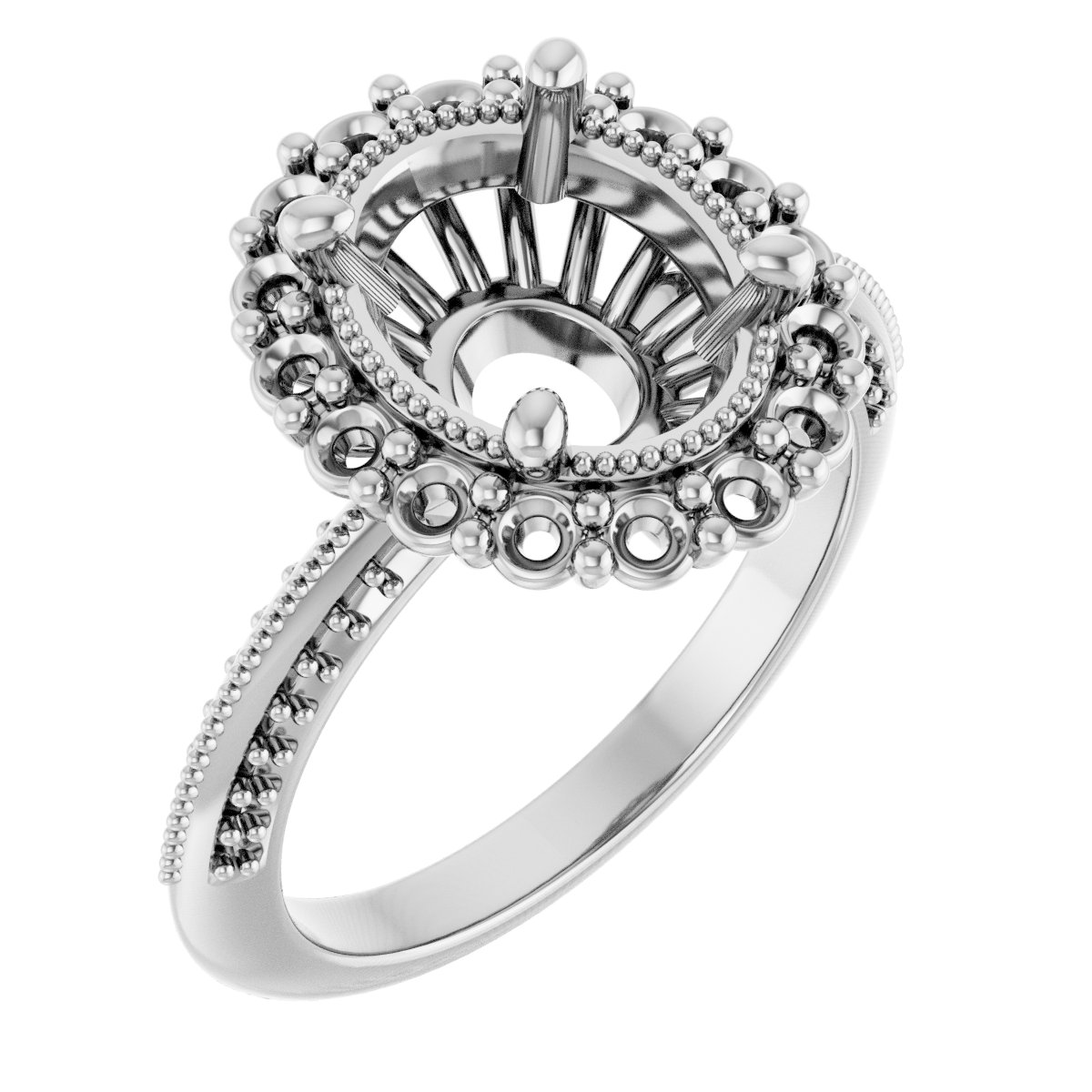 Halo-Style Engagement Ring