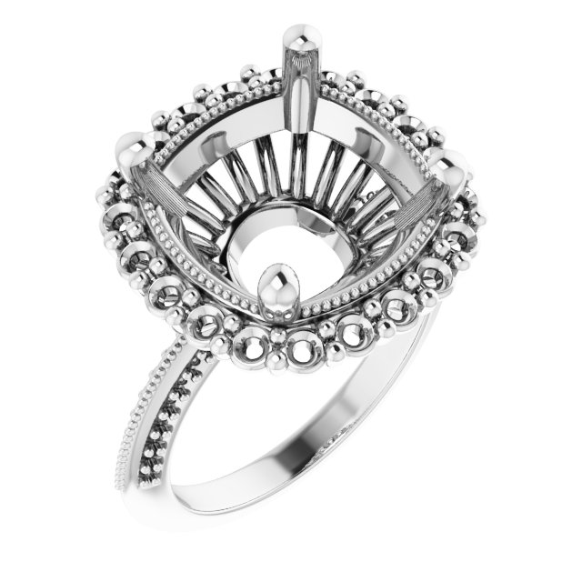 Halo-Style Engagement Ring