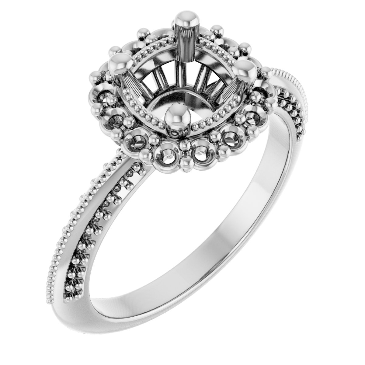 Halo-Style Engagement Ring