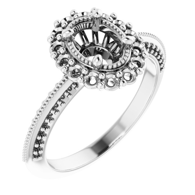Halo-Style Engagement Ring