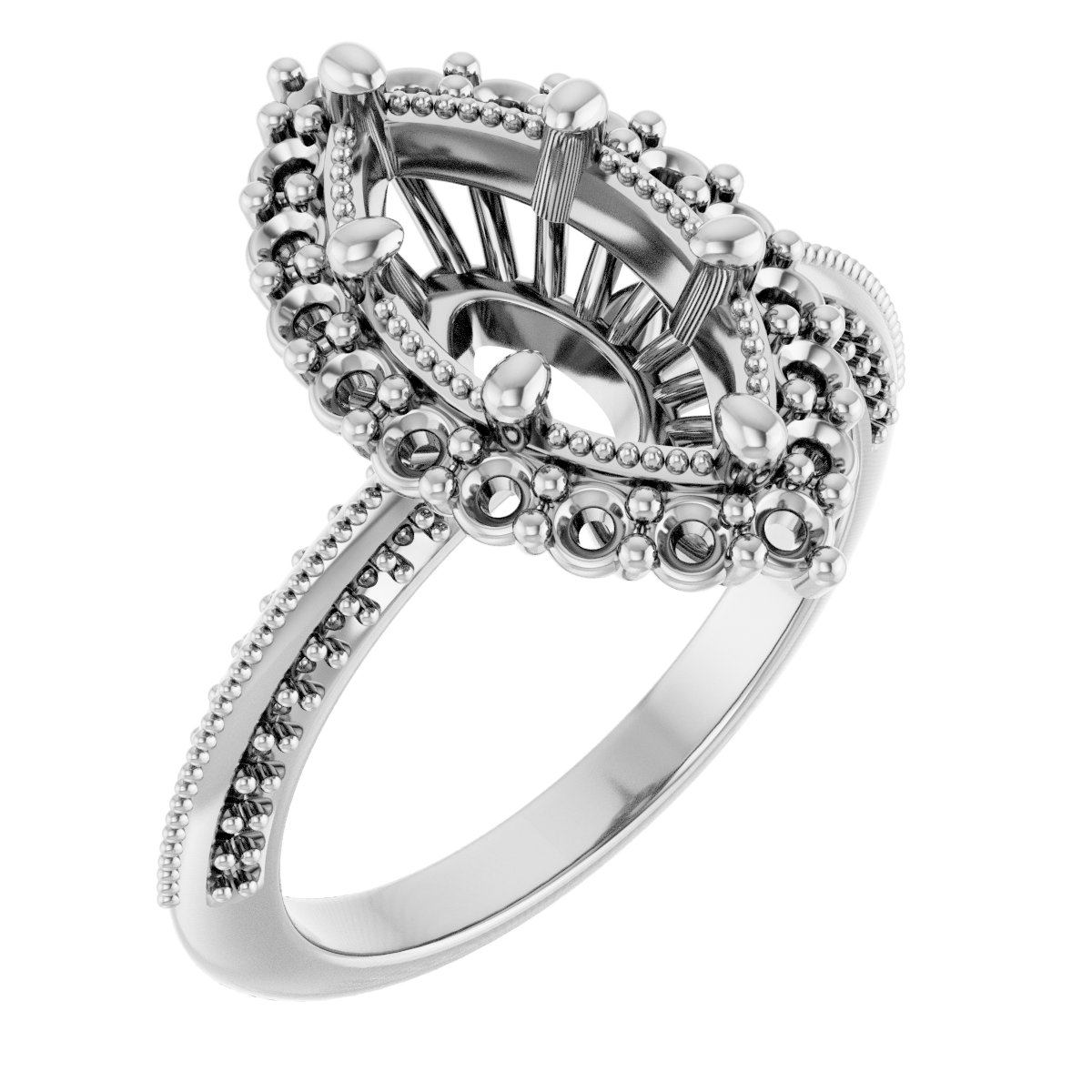 Halo-Style Engagement Ring