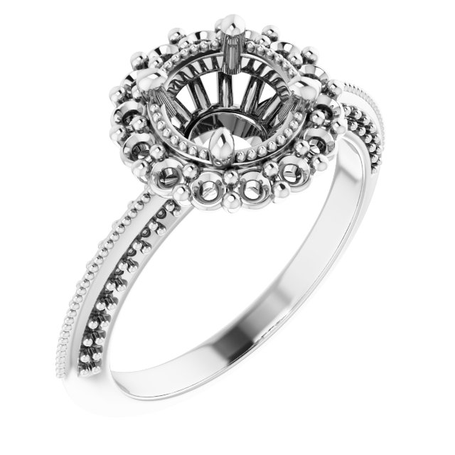 Halo-Style Engagement Ring