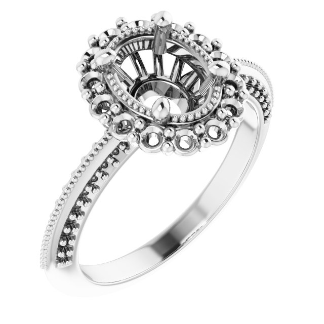 Halo-Style Engagement Ring