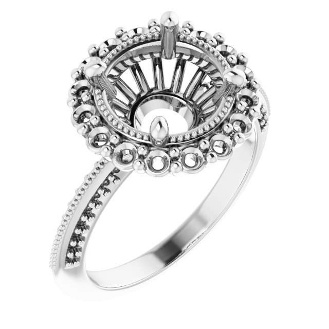 Halo-Style Engagement Ring