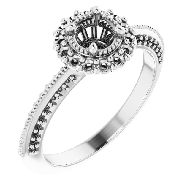 Halo-Style Engagement Ring