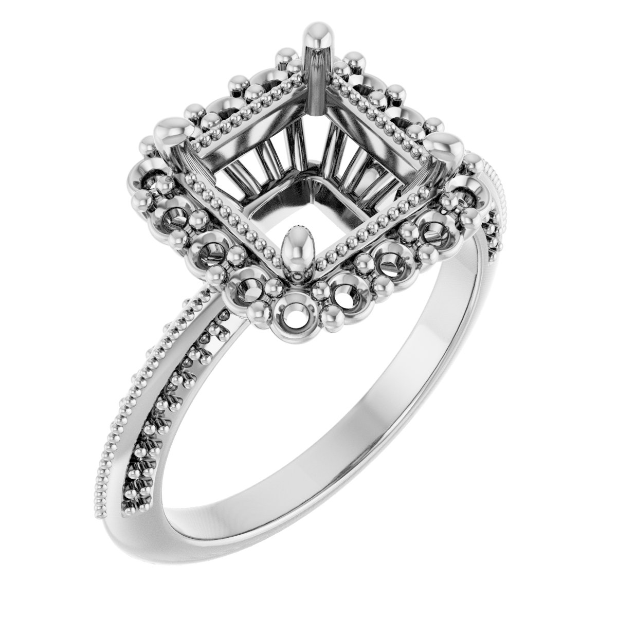 Halo-Style Engagement Ring