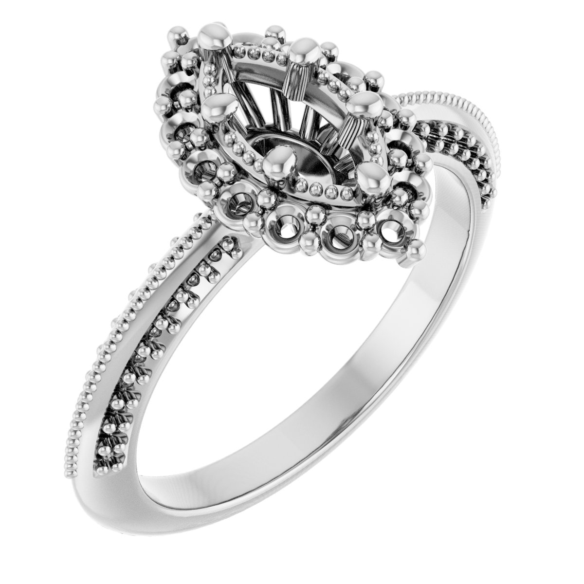 Halo-Style Engagement Ring