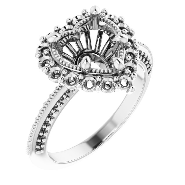 Halo-Style Engagement Ring