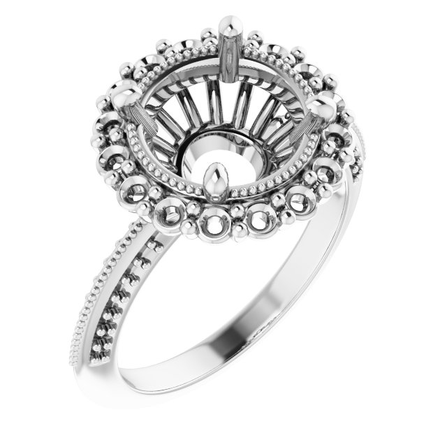 Halo-Style Engagement Ring