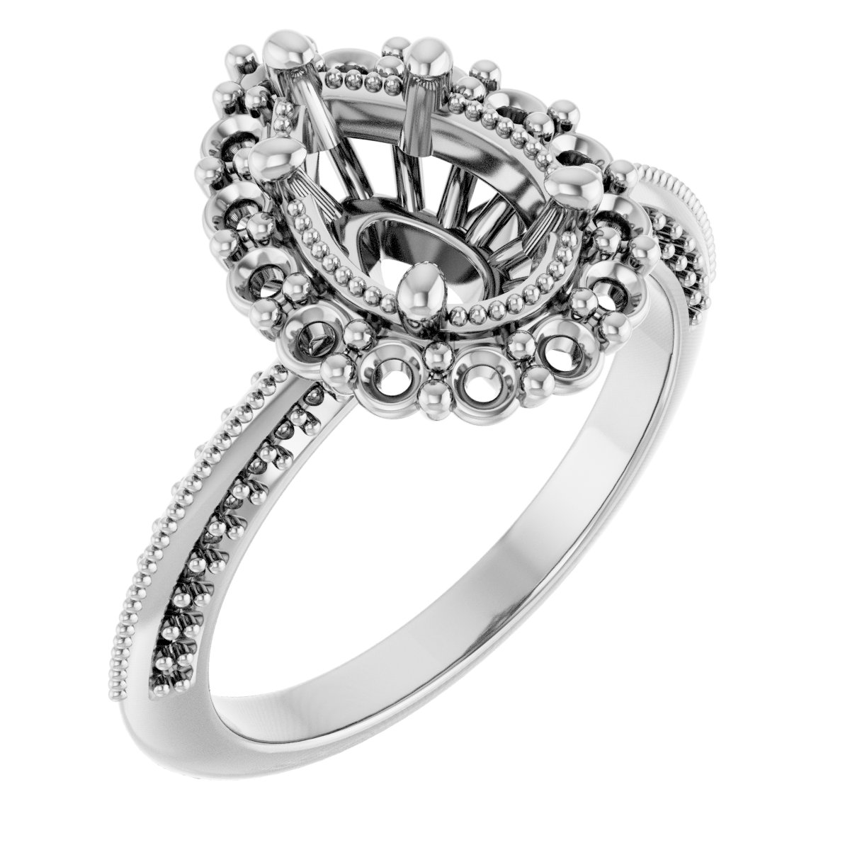 Halo-Style Engagement Ring