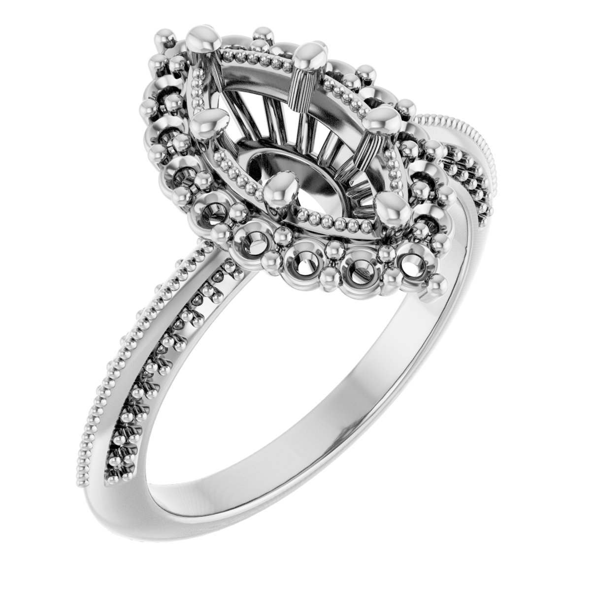 Halo-Style Engagement Ring