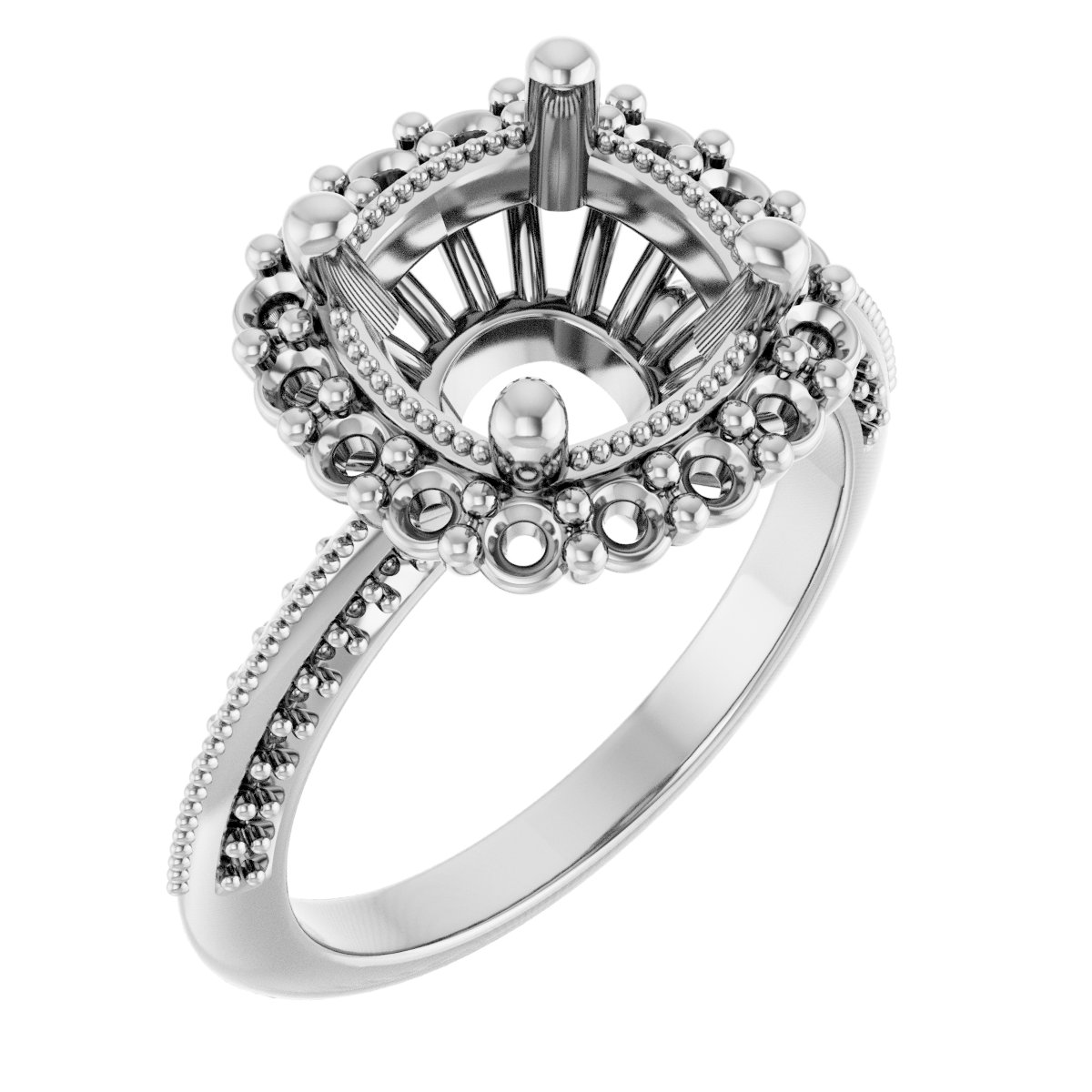 Halo-Style Engagement Ring