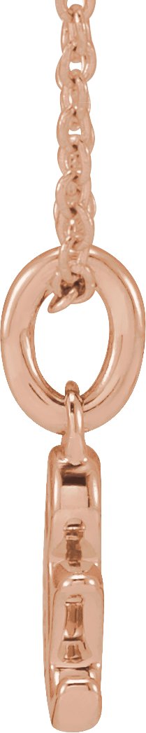 .01 CTW Natural Diamond Ampersand 16-18" Necklace view 2