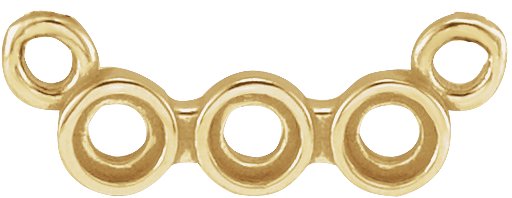Rose-Cut Three-Stone Necklace or Center