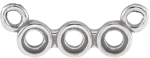 Rose-Cut Three-Stone Necklace or Center