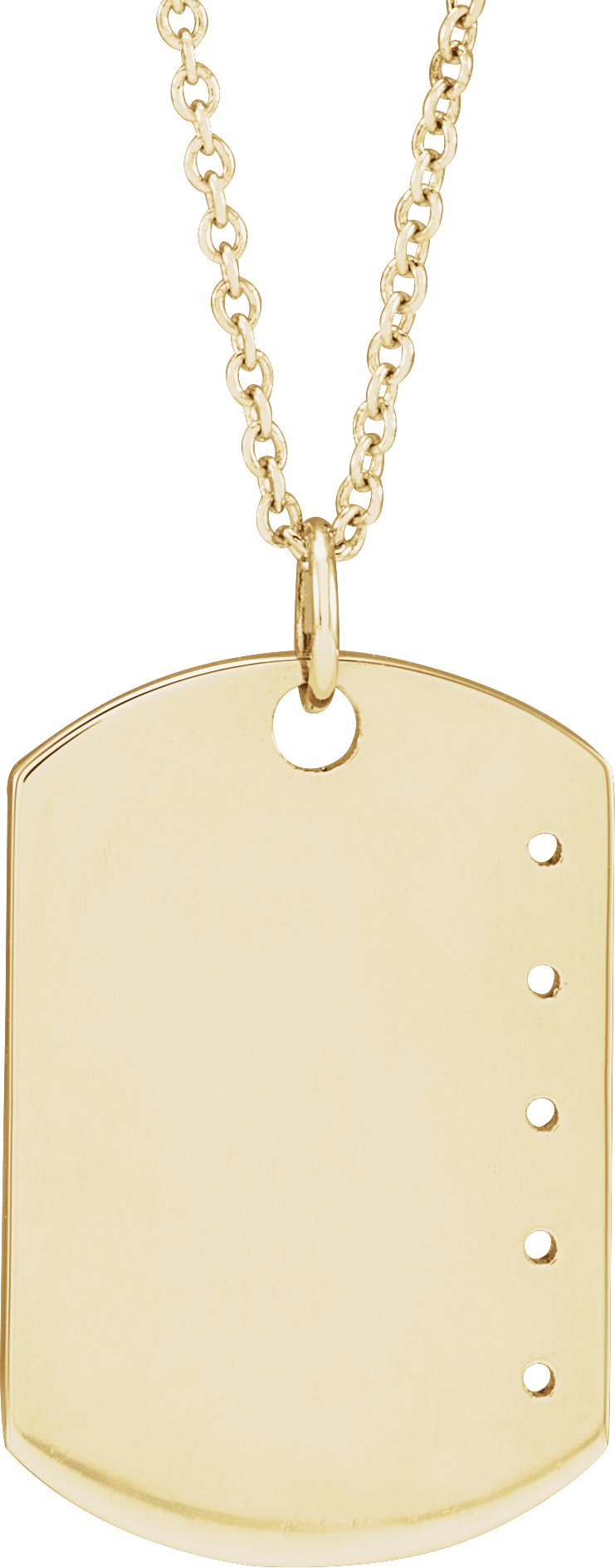 Family Engravable Dog Tag Necklace or Pendant