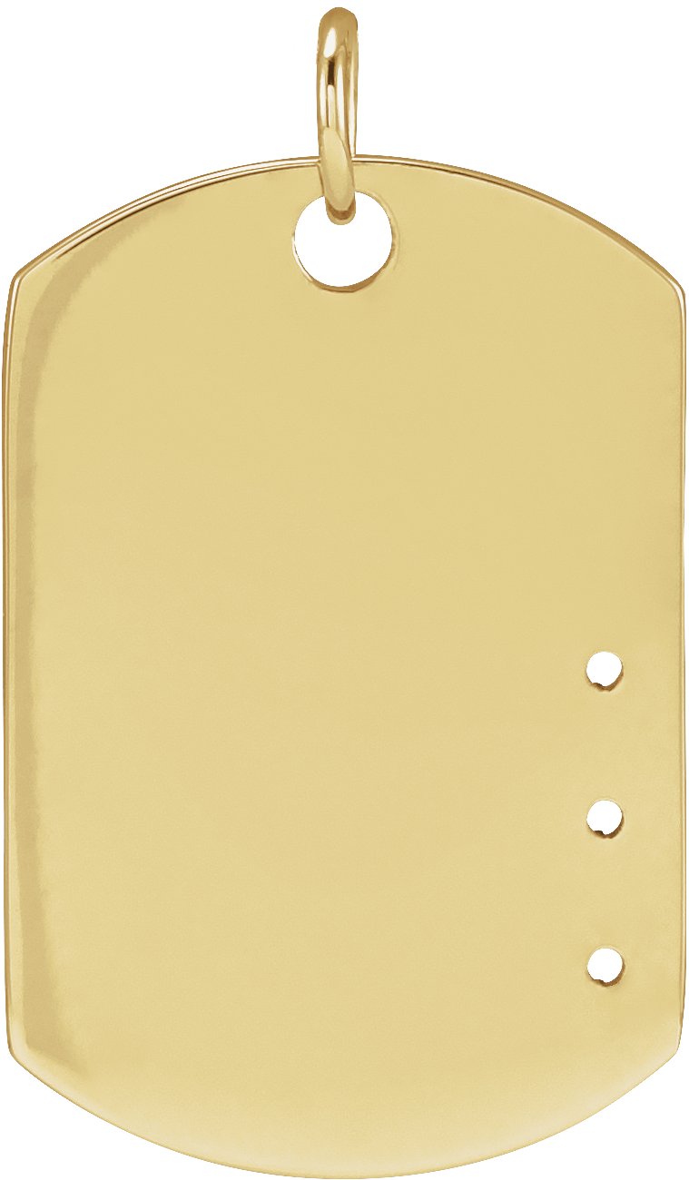 Family Engravable Dog Tag Necklace or Pendant