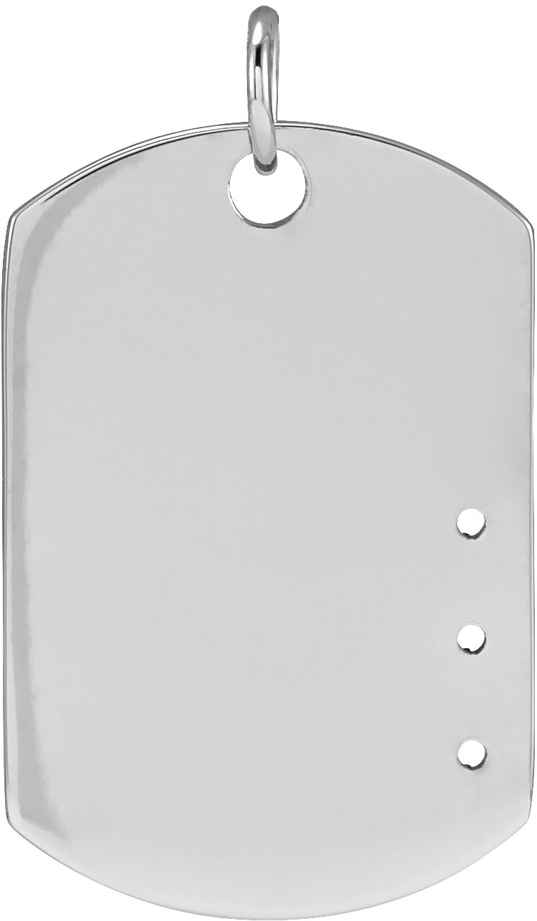 Family Engravable Dog Tag Necklace or Pendant
