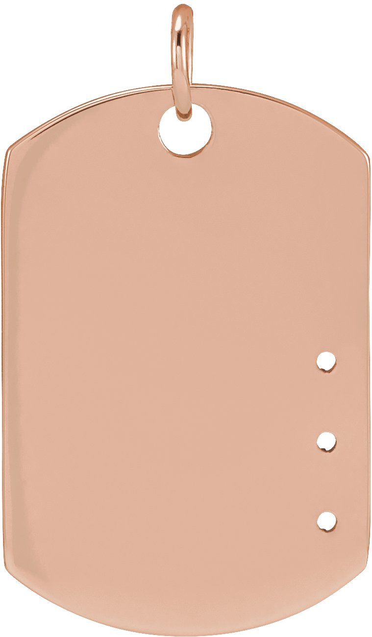 Family Engravable Dog Tag Necklace or Pendant