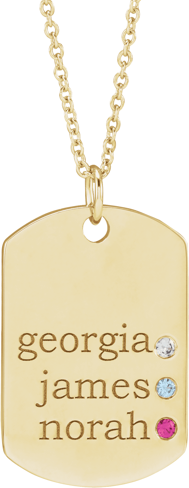personalized dog tag