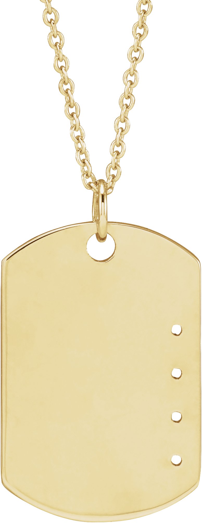 Family Engravable Dog Tag Necklace or Pendant