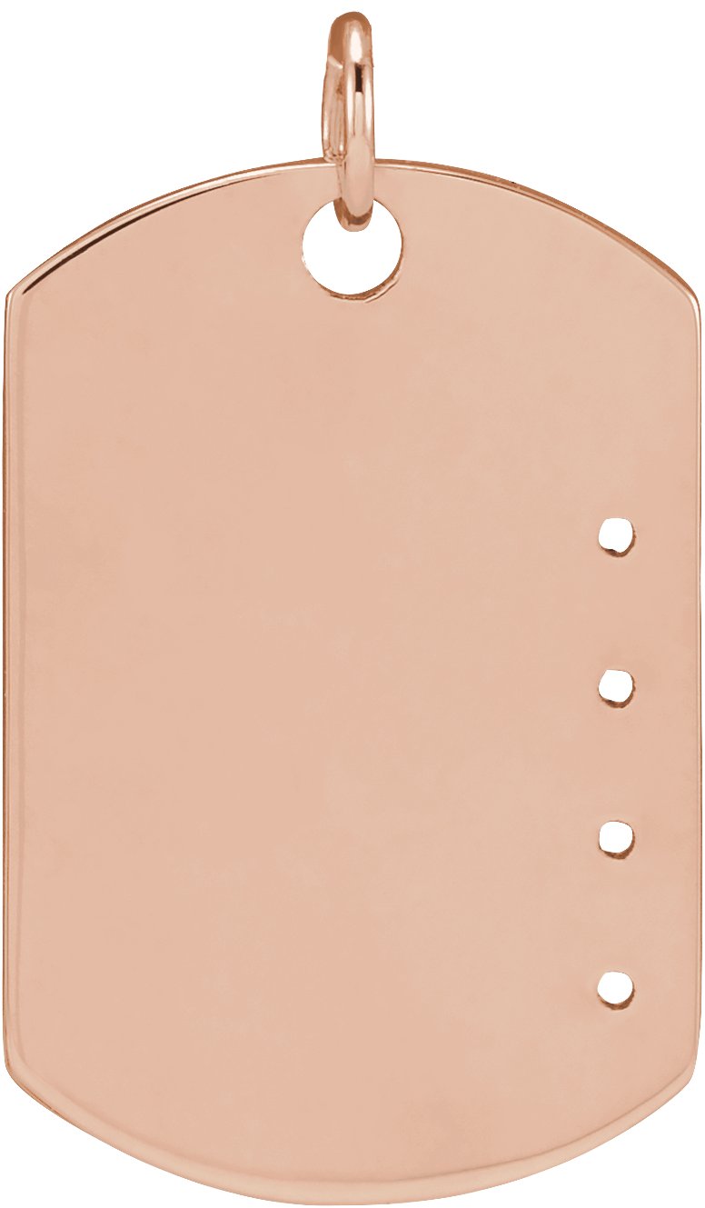 Family Engravable Dog Tag Necklace or Pendant