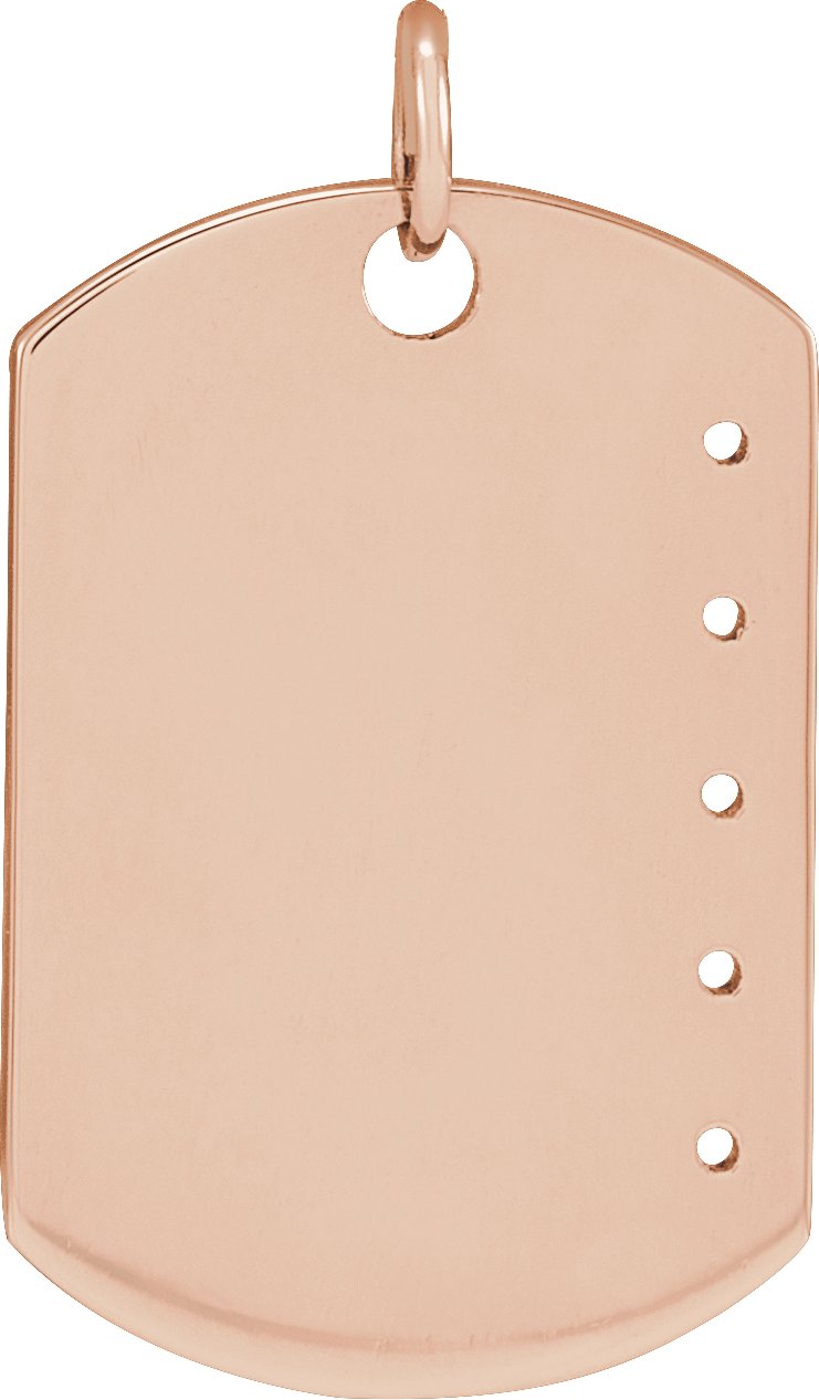 Family Engravable Dog Tag Necklace or Pendant