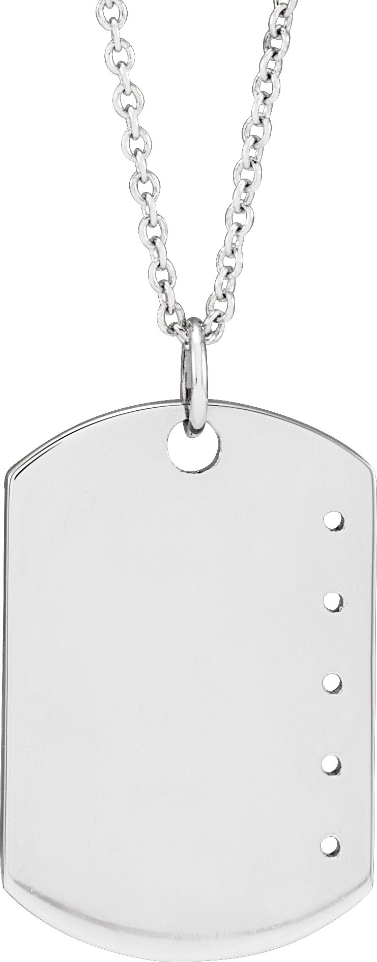 Family Engravable Dog Tag Necklace or Pendant