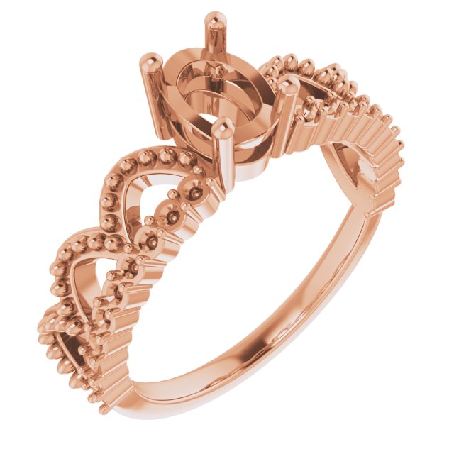 Crown-Inspired Engagement Ring or Band