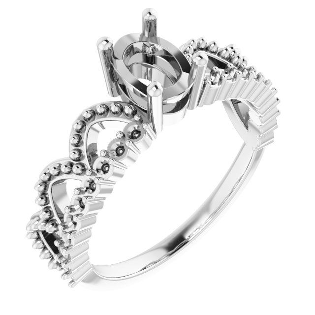 Crown-Inspired Engagement Ring or Band