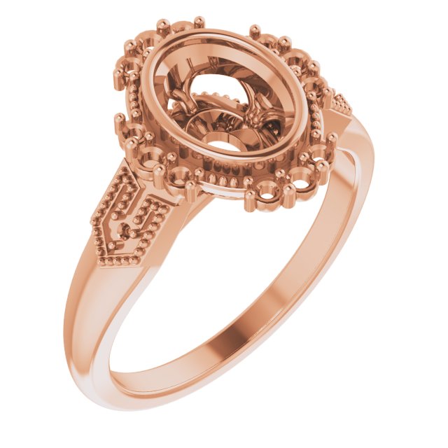 Bezel-Set Accented Engagement Ring or Band