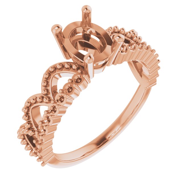 Crown-Inspired Engagement Ring or Band
