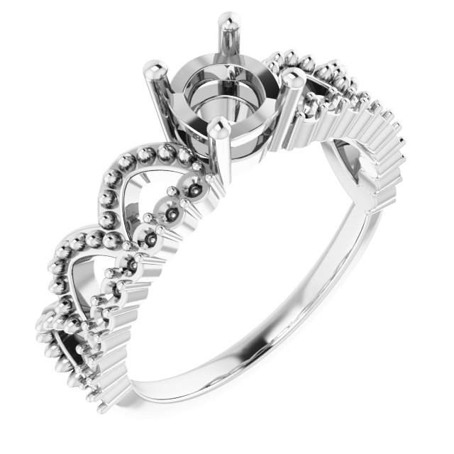 Crown-Inspired Engagement Ring or Band