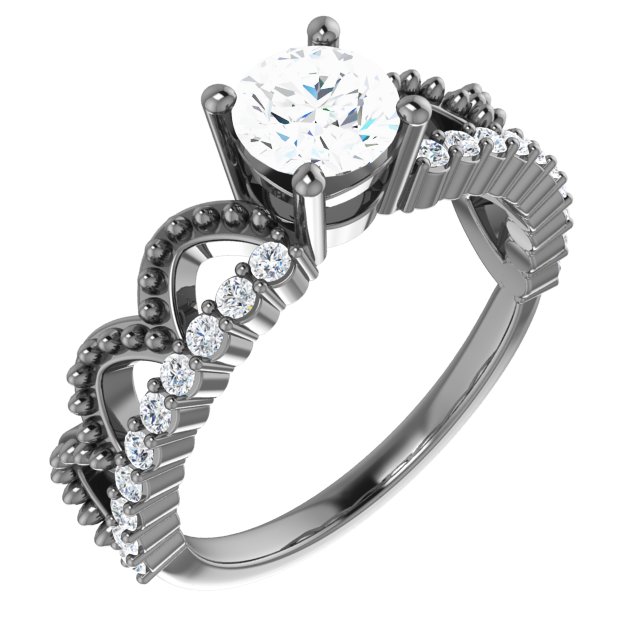 Crown-Inspired Engagement Ring or Band