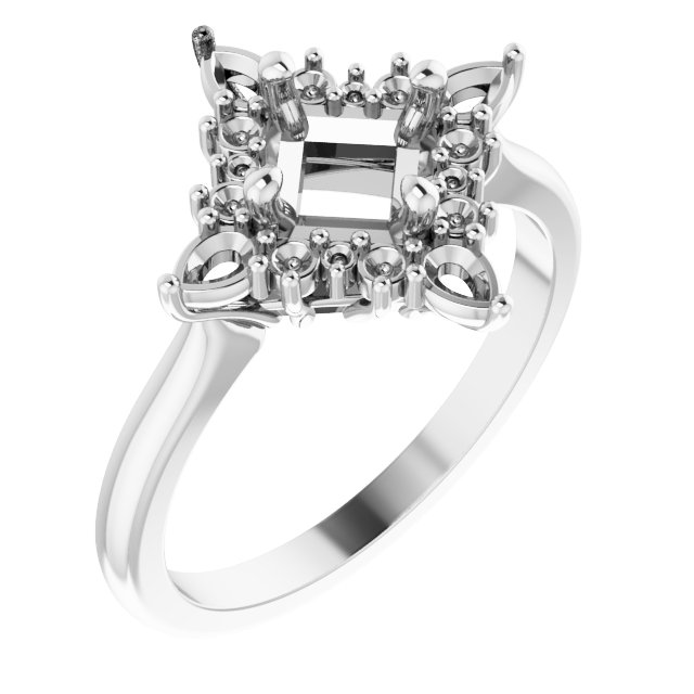 Halo-Style Engagement Ring or Band