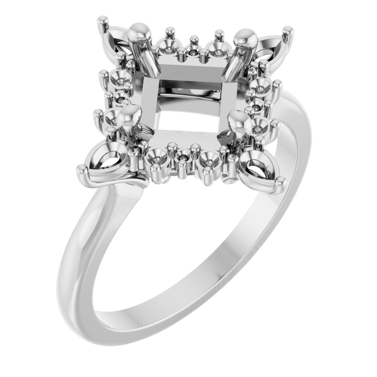 Halo-Style Engagement Ring or Band