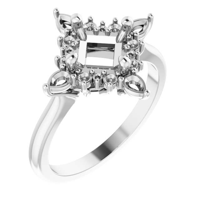 Halo-Style Engagement Ring or Band