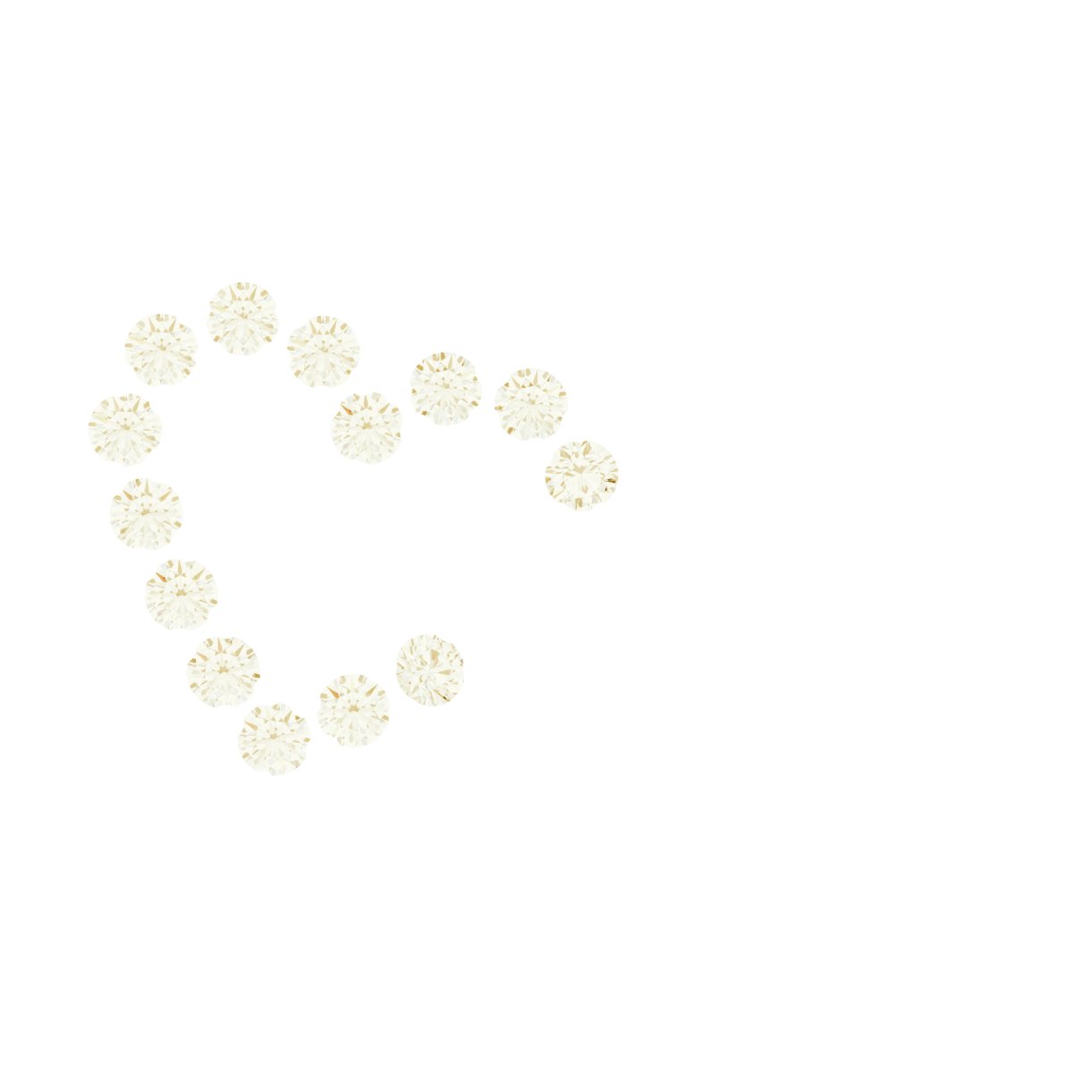 Interlocking Heart Necklace or Center