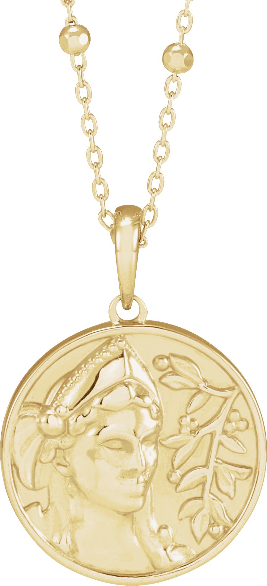 14K Yellow Athena 18" Necklace