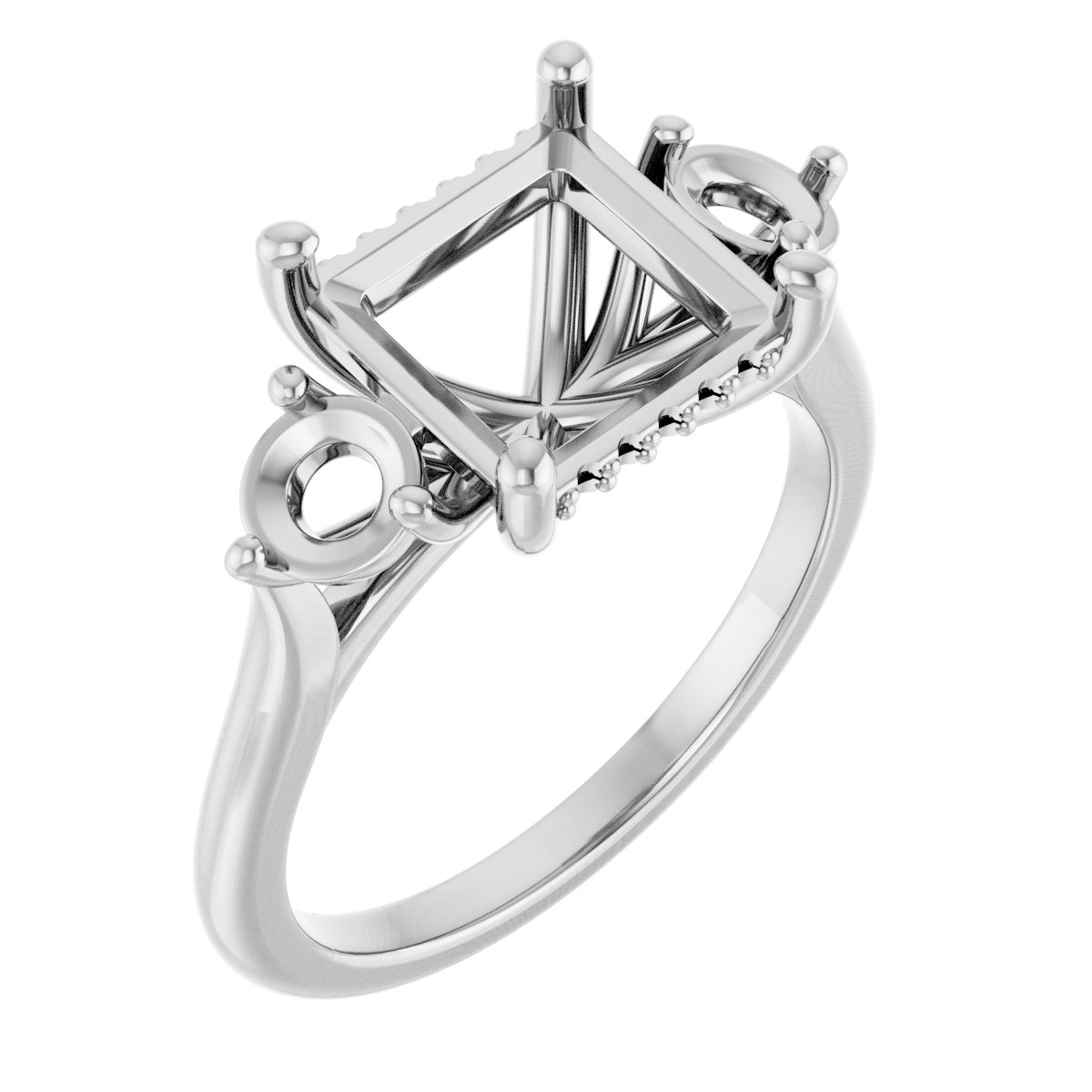 Three-Stone Engagement Ring