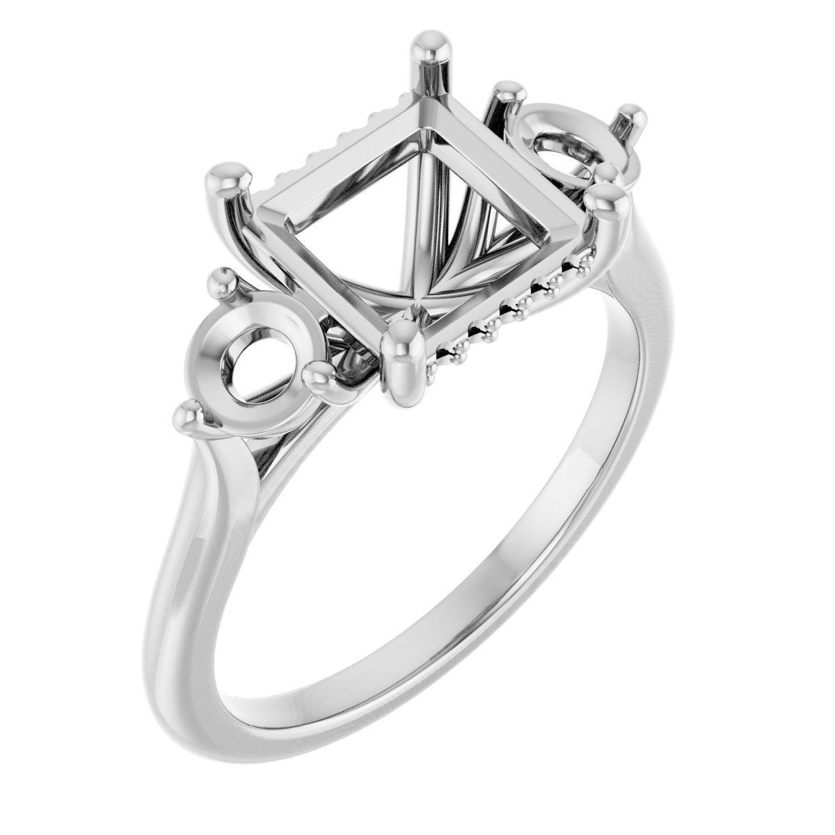 Three-Stone Engagement Ring