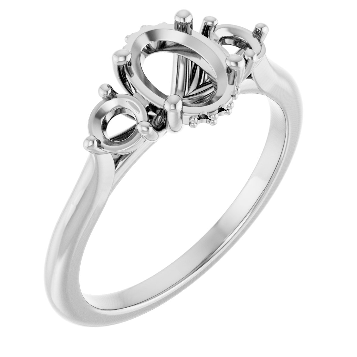 Three-Stone Engagement Ring