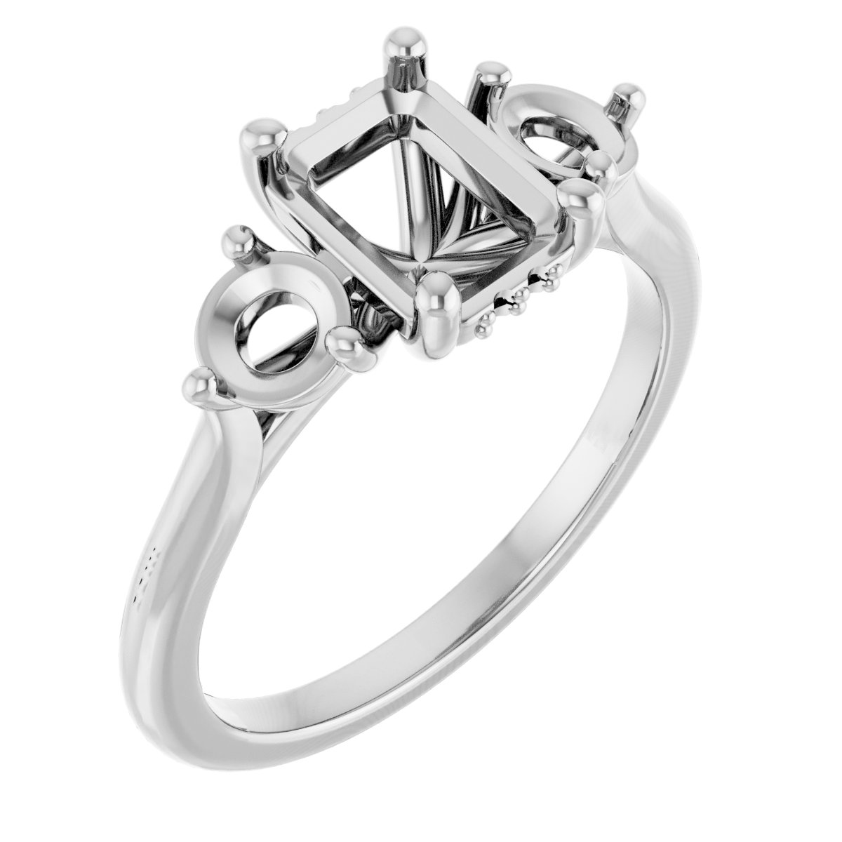 Three-Stone Engagement Ring