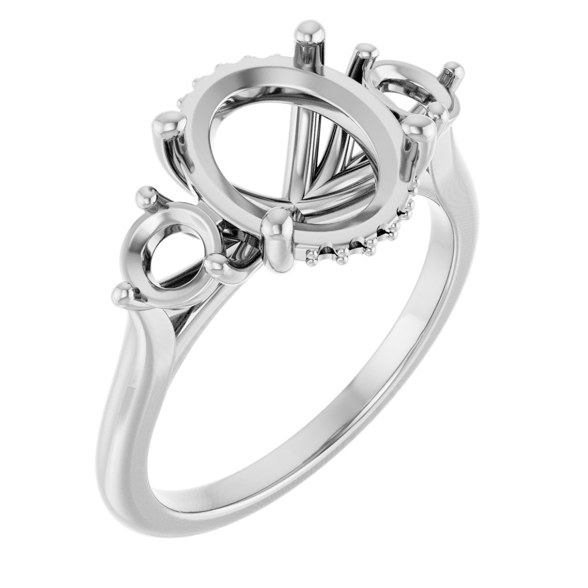 Three-Stone Engagement Ring