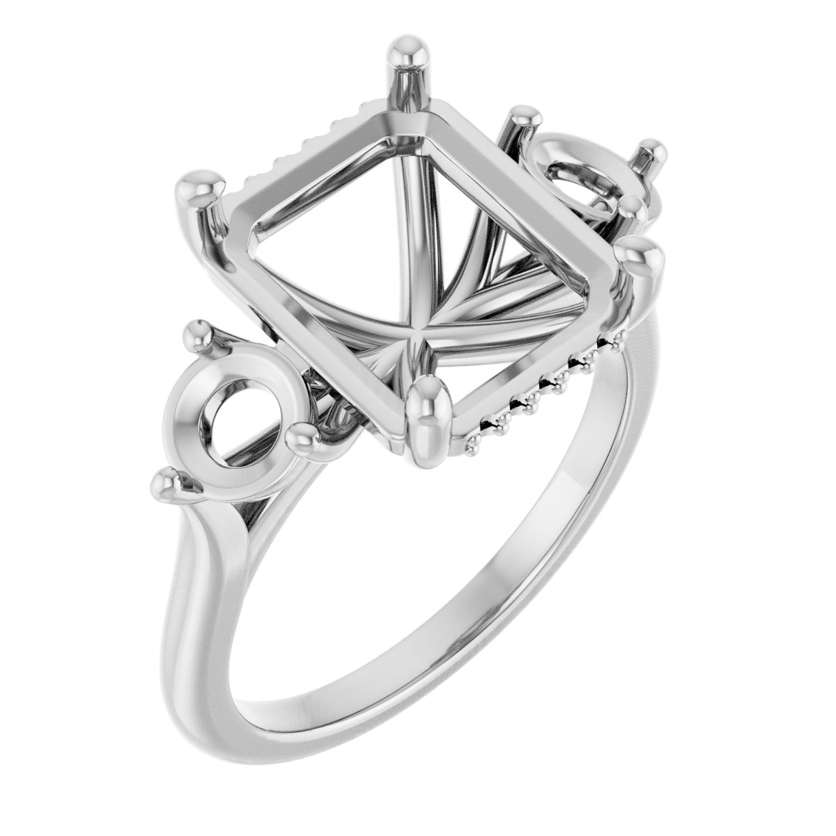 Three-Stone Engagement Ring