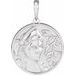 Sterling Silver 22x15 mm Athena Pendant