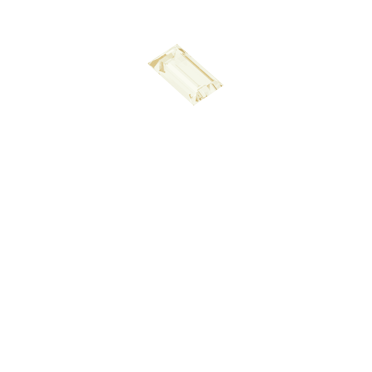 baguette solitaire ring
